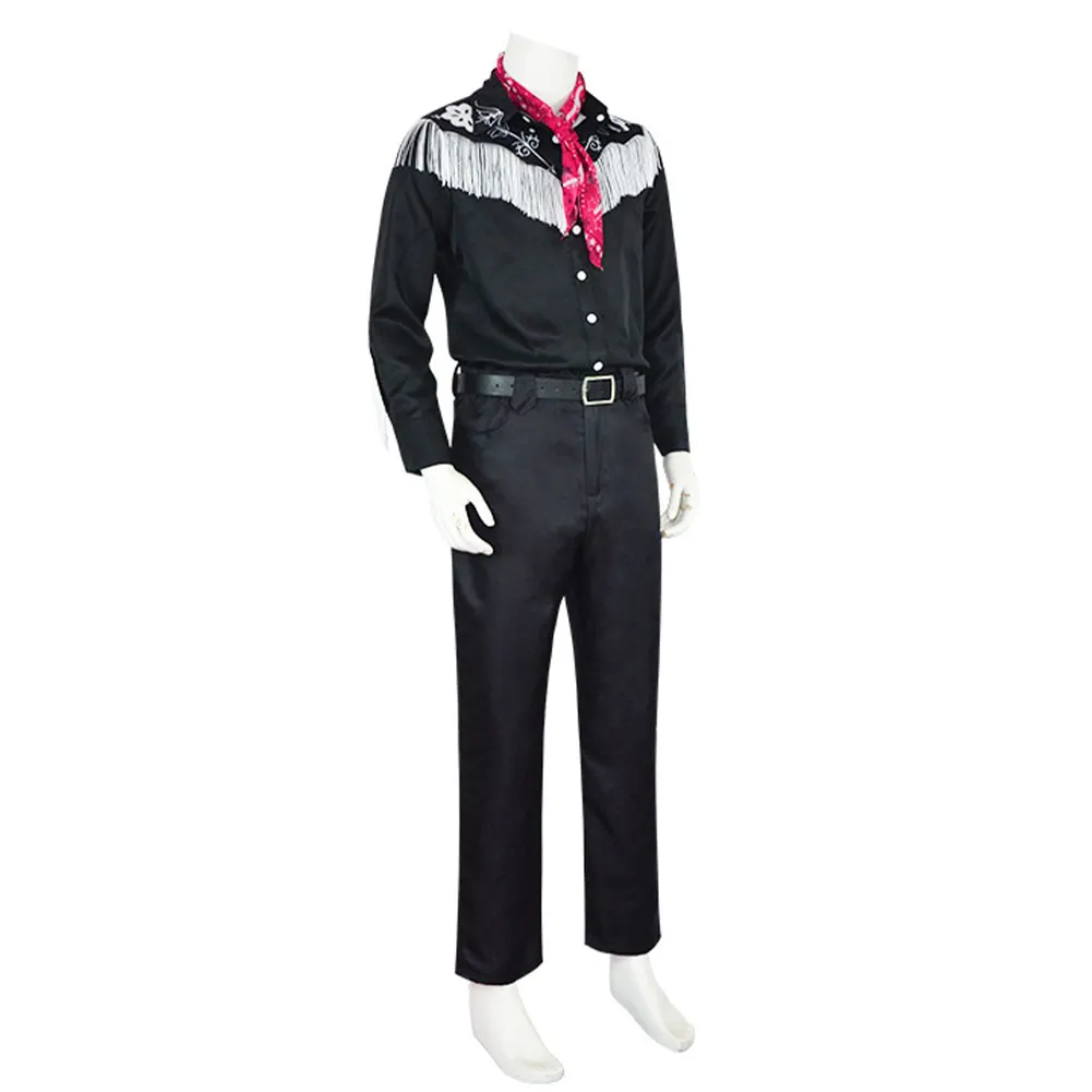 Kids Ken Cosplay Shirt Pants Hat Costume Children Boys Roleplay Movie Clothing Outfits Halloween Carnival Dress-Up Party Suit view 3