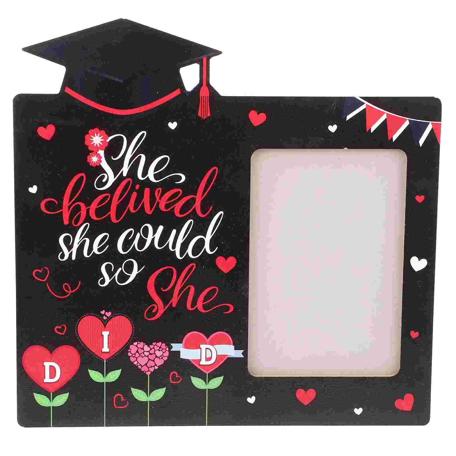 

Подарочная фоторамка на выпускной, украшение для стола, деревянное украшение для рабочего стола, центральные части для вечеринки