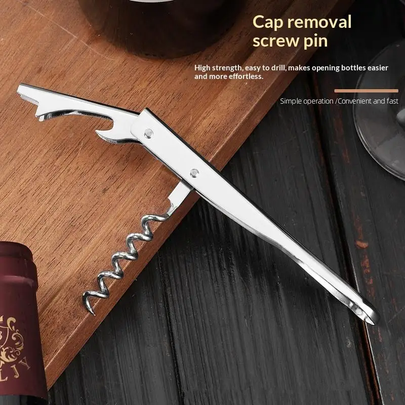 Heavy-Duty Stainless Steel Bottle Opener for Reliable Use in Restaurants and Bars