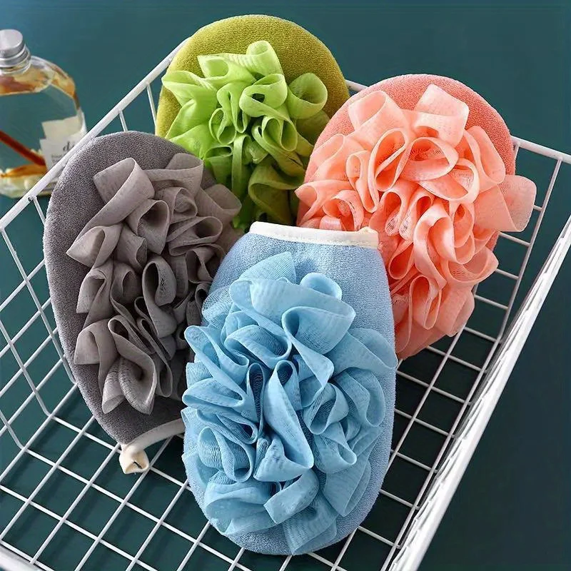 Super Soft Exfoliating Bath Mitt-Painless To The Skin Sponge Children Adult Bathing Scrub Gloves Durable Shower Towel