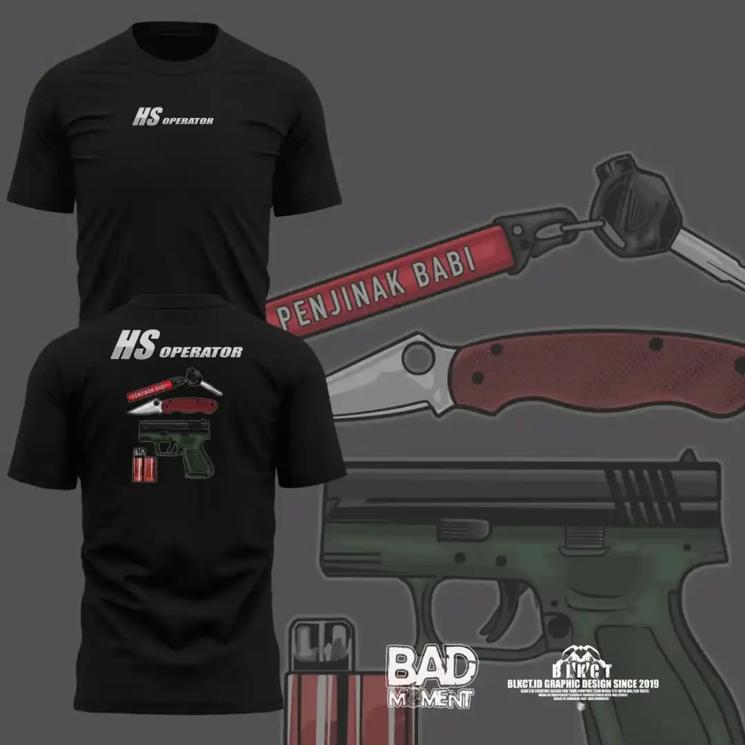 Camiseta holgada deportiva con estampado de abanico militar para deportes al aire libre, ropa de calle informal a la moda, cuello redondo, Top de alta calidad Unisex