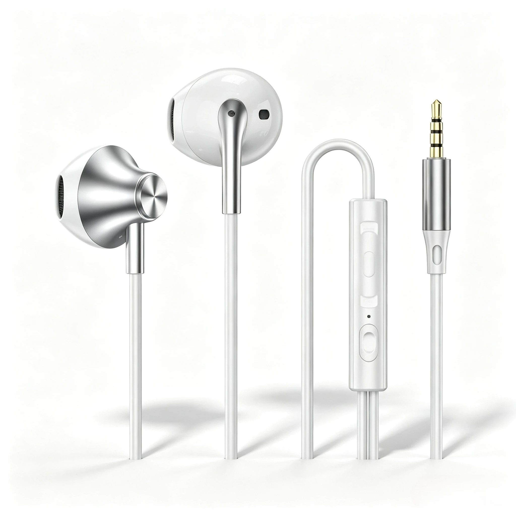 HiFi Surround Sound Wired In‑Ear Earphones Type‑C / 3.5mm Dual Interface Practical Wire‑Control Design with Microphone