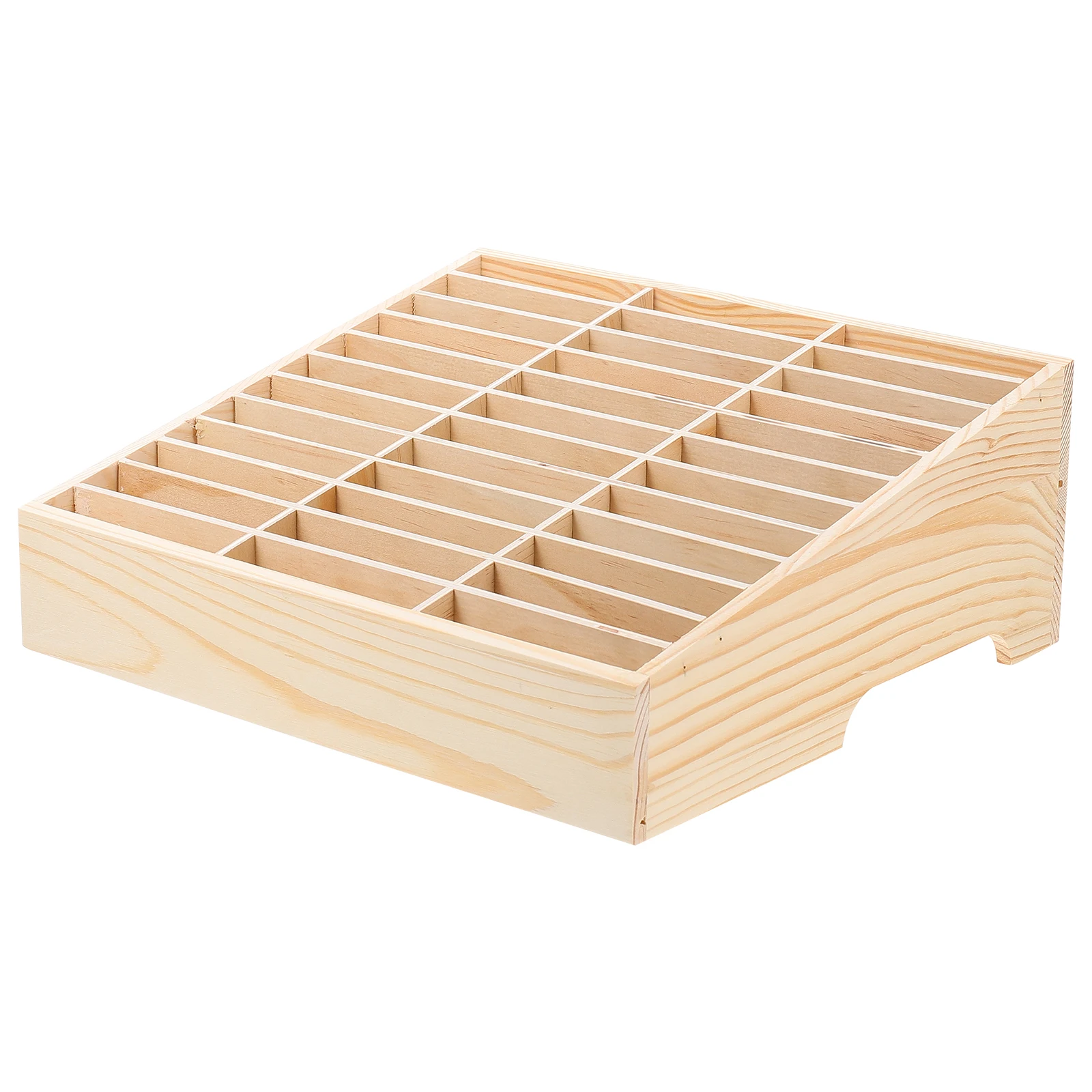 

36-Pcs Phone Storage Box Wooden Cell Phone Rack for Classroom Meeting Repair Shop Mobile Finishing Box Covers Organizer Home