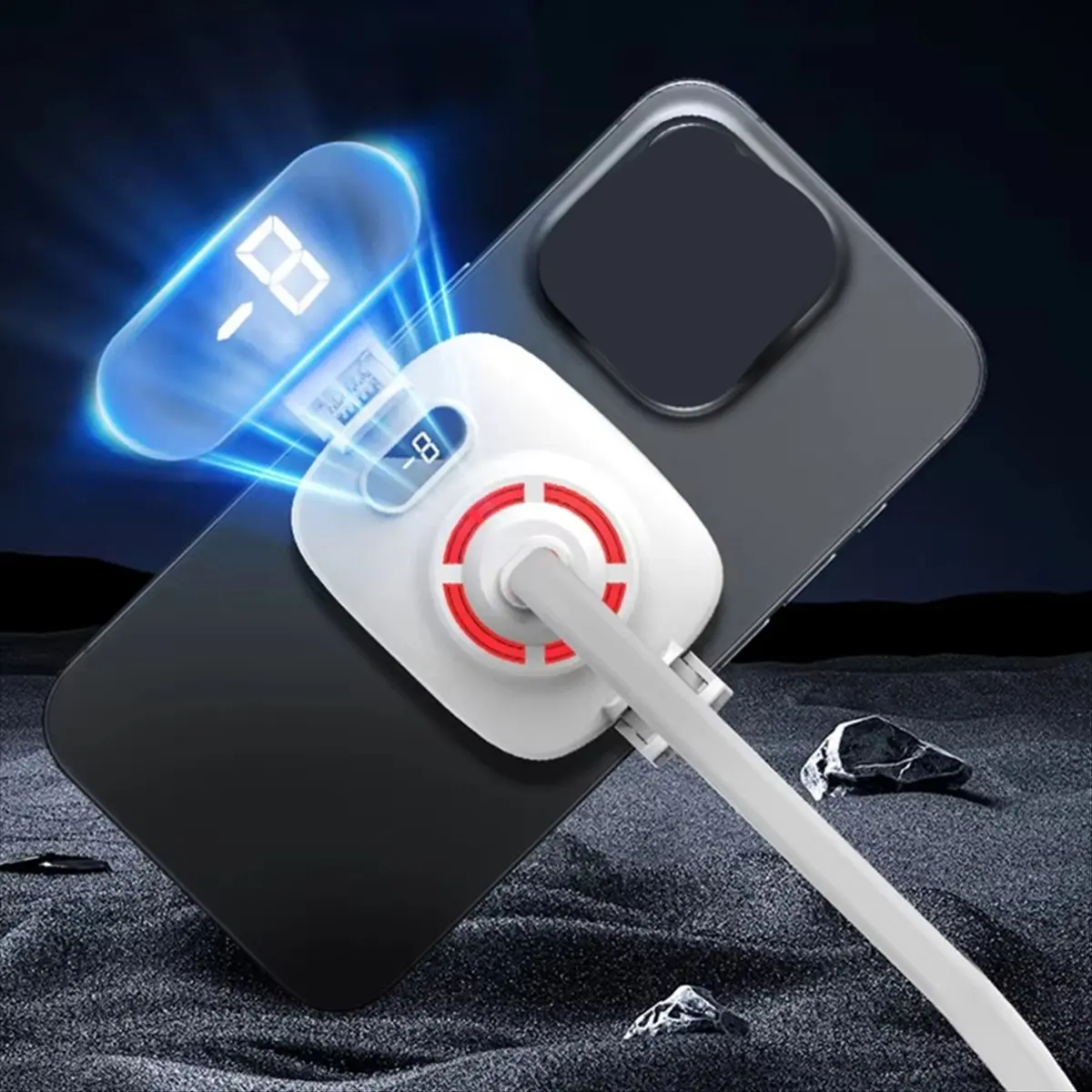 الهاتف المحمول المبرد بالماء المبرد لعبة الشفط الصامت البث المباشر السائل برودة بالوعة الحرارة التحكم في درجة حرارة الجليد #5