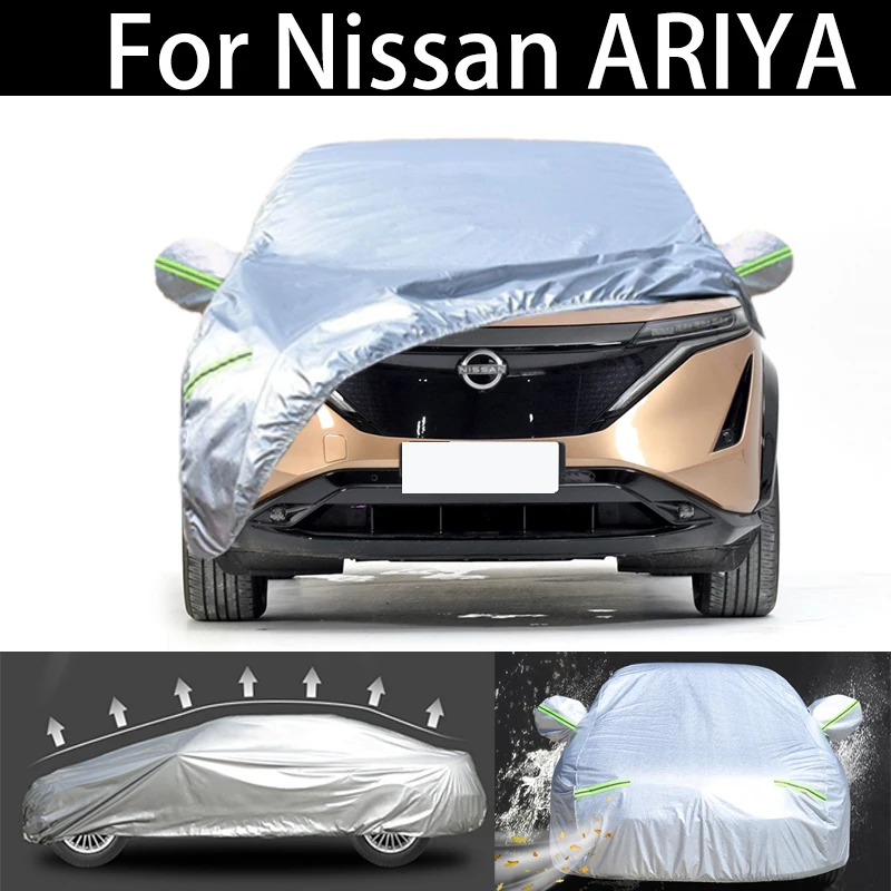 

For Nissan ARIYA car Cover Dustproof Outdoor Indoor UV Snow Resistant Sun rain Protection waterproof hail cover for car