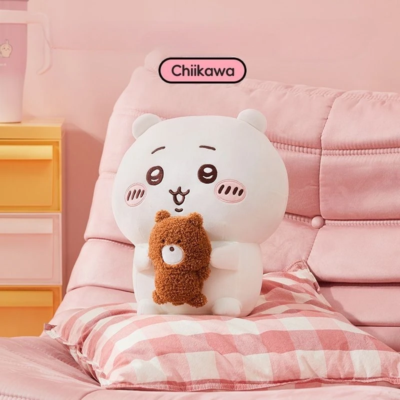 

MINISO SANRIO Chiikawa Hachiware Usagi мультяшная сидячая фигурка плюшевая кукла супер мягкий супер милый высокий внешний вид подарок на день рождения