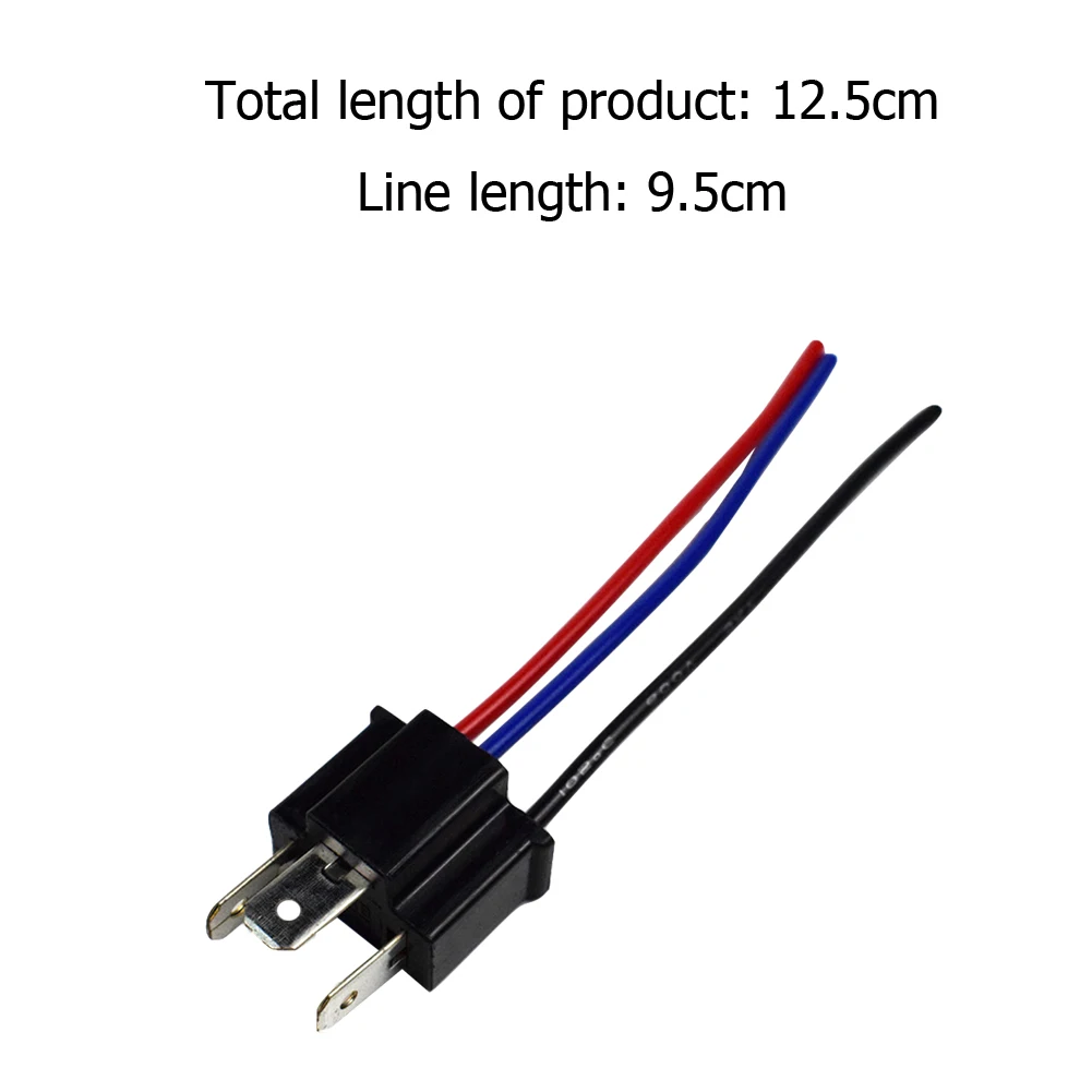 1-5 Paar 9003 H4 Lamp Socket Mannelijke Adapter Connector Auto Koplamp Mistlamp Mannelijke Adapter Kabelboom Headlamp Connector