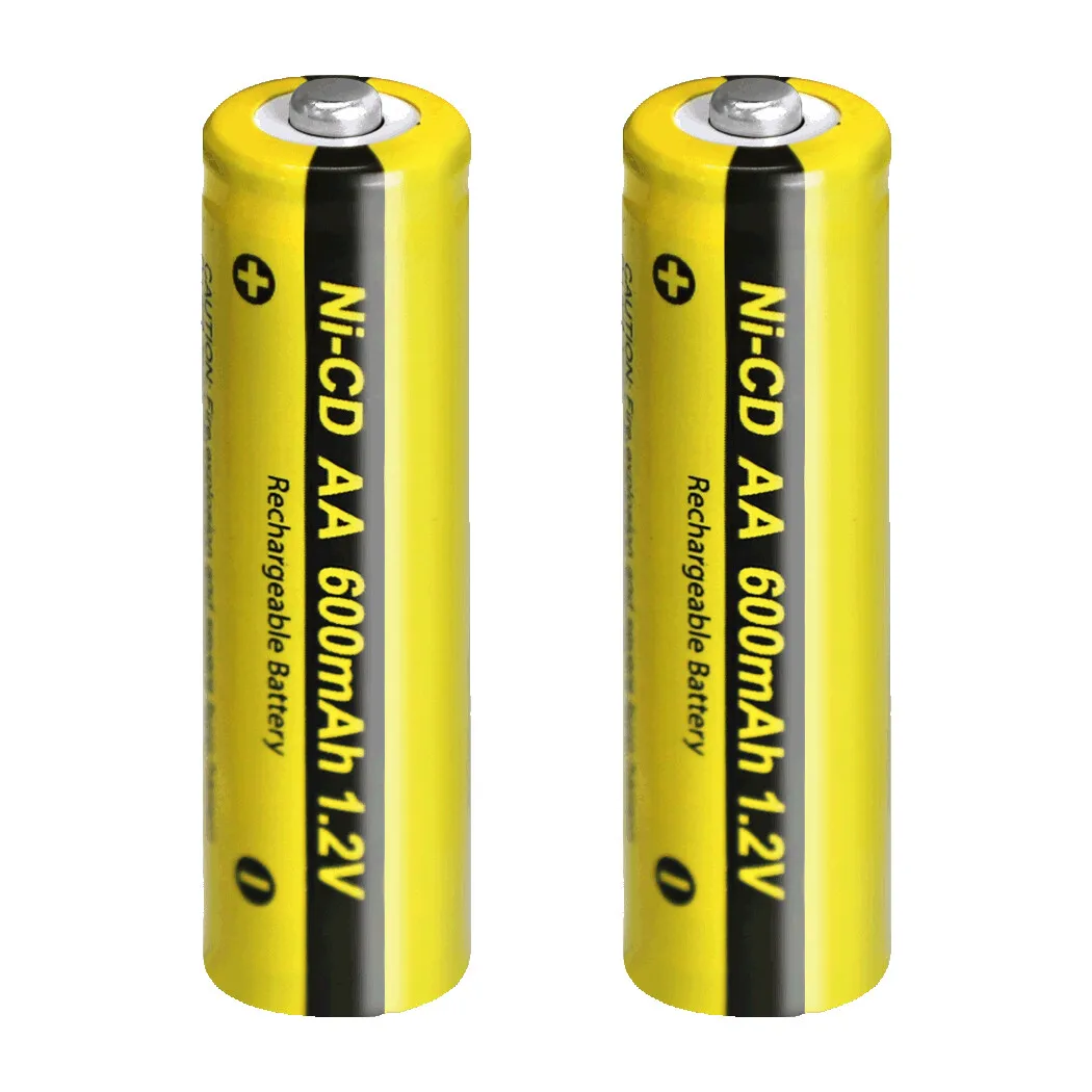 8pcs PKCELL AA 1.2V 600mAh Ni-CD Rechargeable Batteries for Garden Solar Light