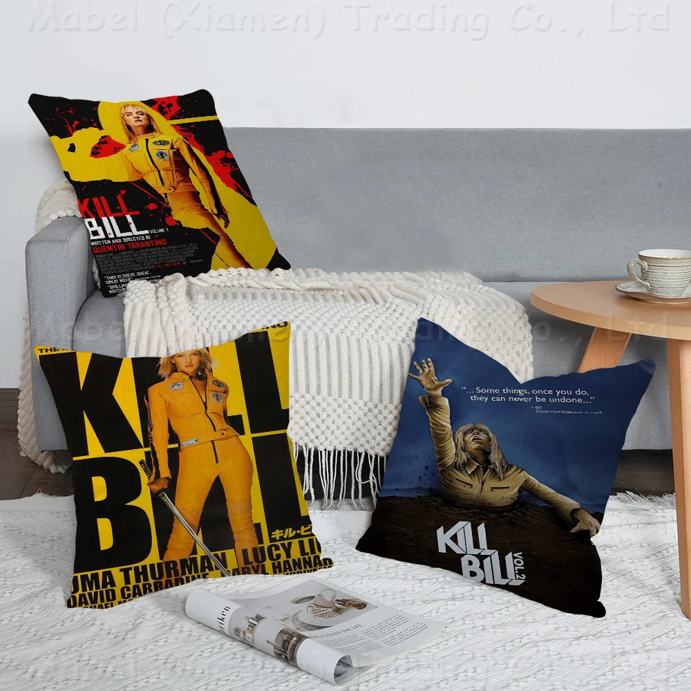 Kill Bill Classic Movie Pillow Gift Home Office Decoration Pillow Bedroom Sofa Car Cushion CoverPillow Case