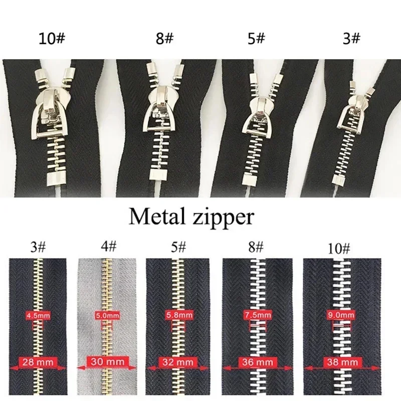 10/20pcs 3# 5# 8# 10# D prsten dřít na zip posuvníky pro kov zips bunda brašna zipy tahoun hlava oblečení spravit soupravy šicí zip