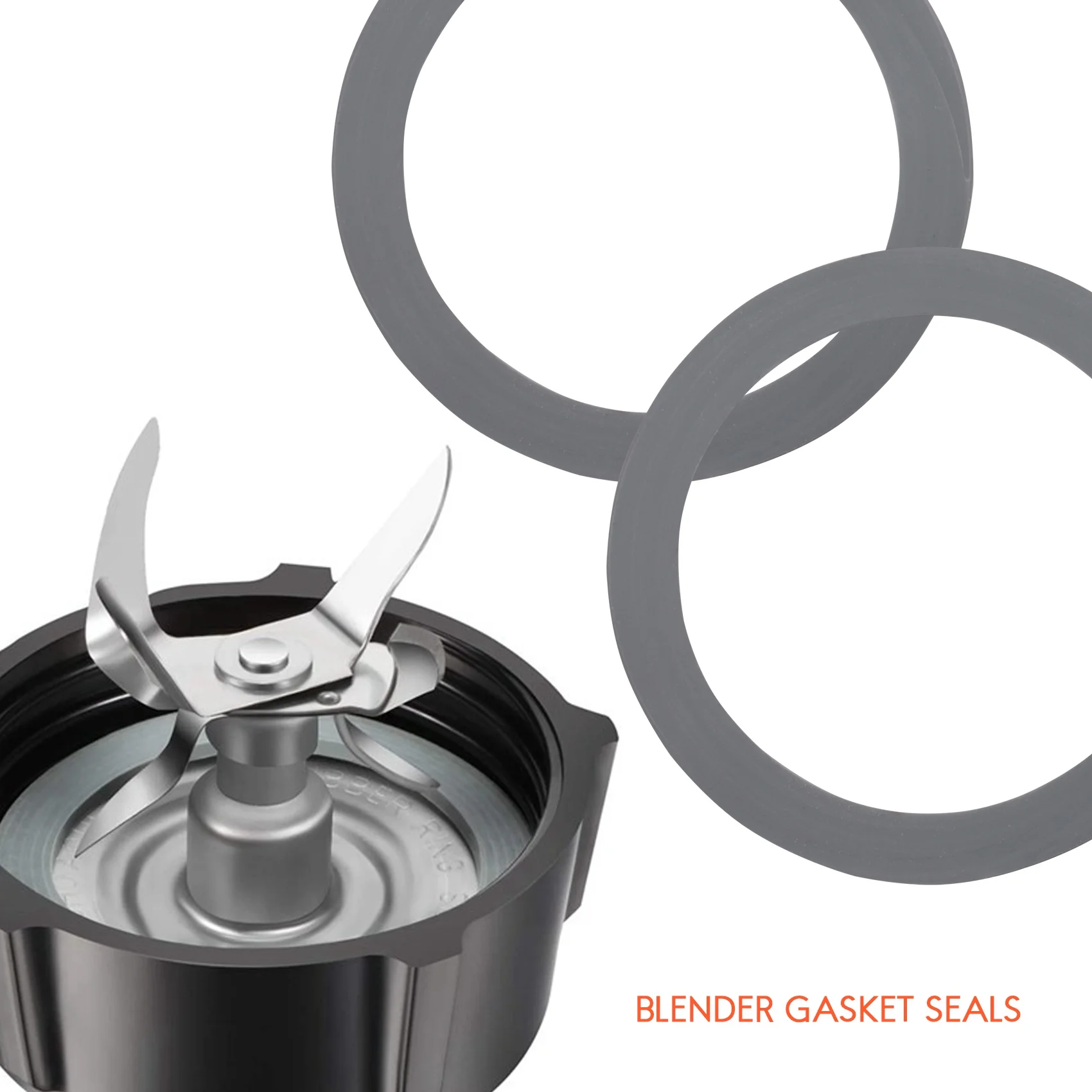 2 Pack Blender Gasket Seals for and Osterizer Blender Models, Premium Blender Replacement Parts