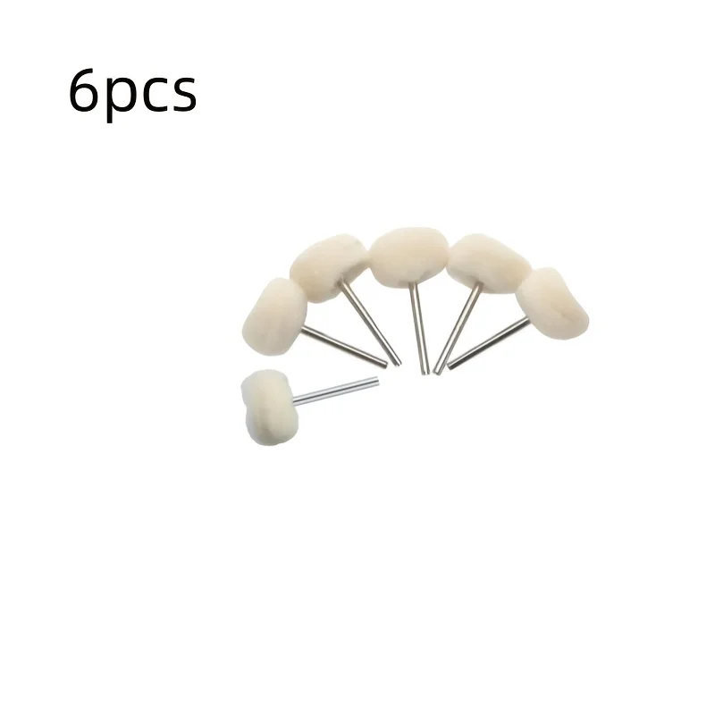 10Pcs Mini grinding sanding head abrasive disc felt Shank buffing wheels metal Polish Brush Drill Rotary Tool Accessories
