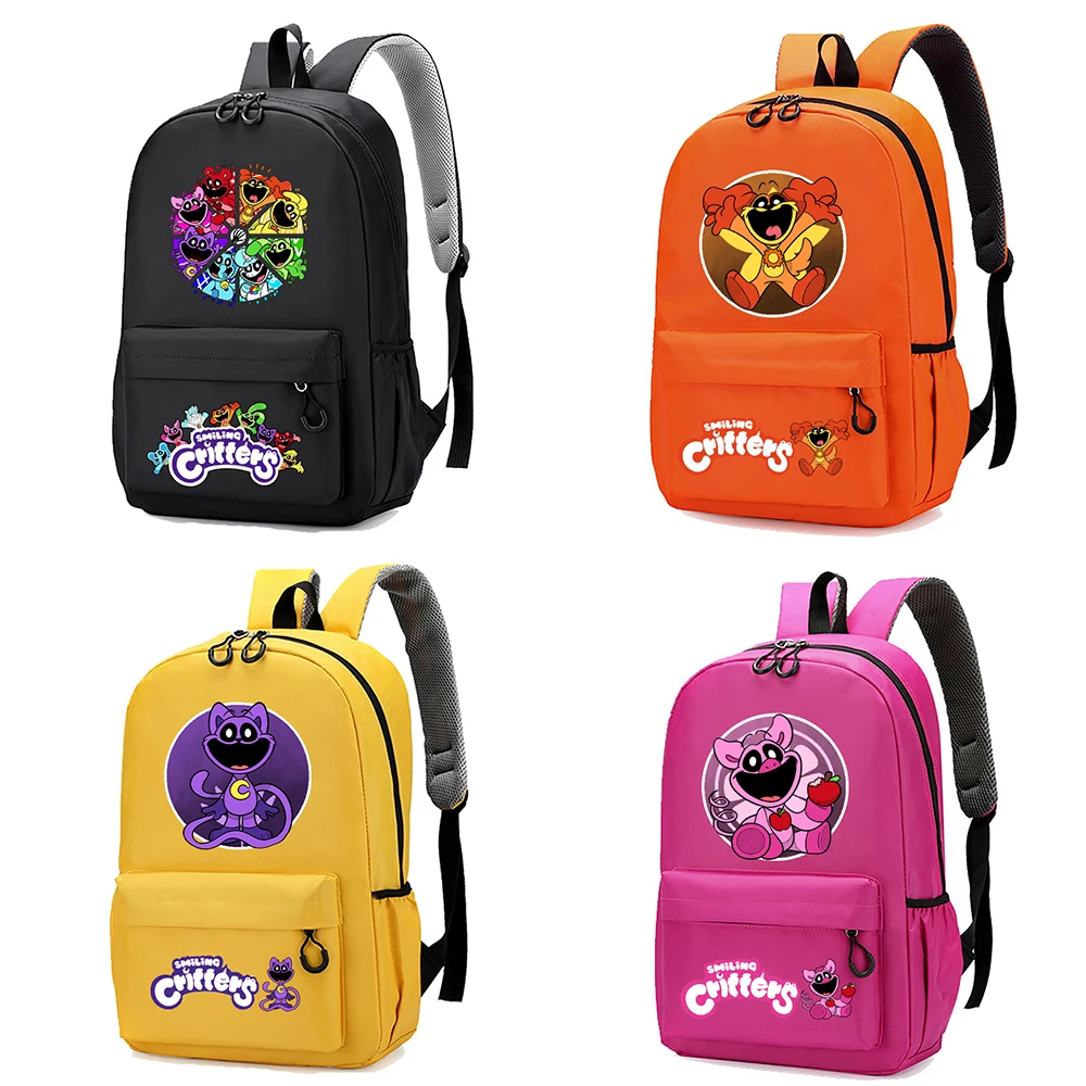 Smilings Critters SchoolBag Primary School Bookbag Large-capacity Kids Backpack Knapsack High-quality Backpack Laptop Bag Gifts