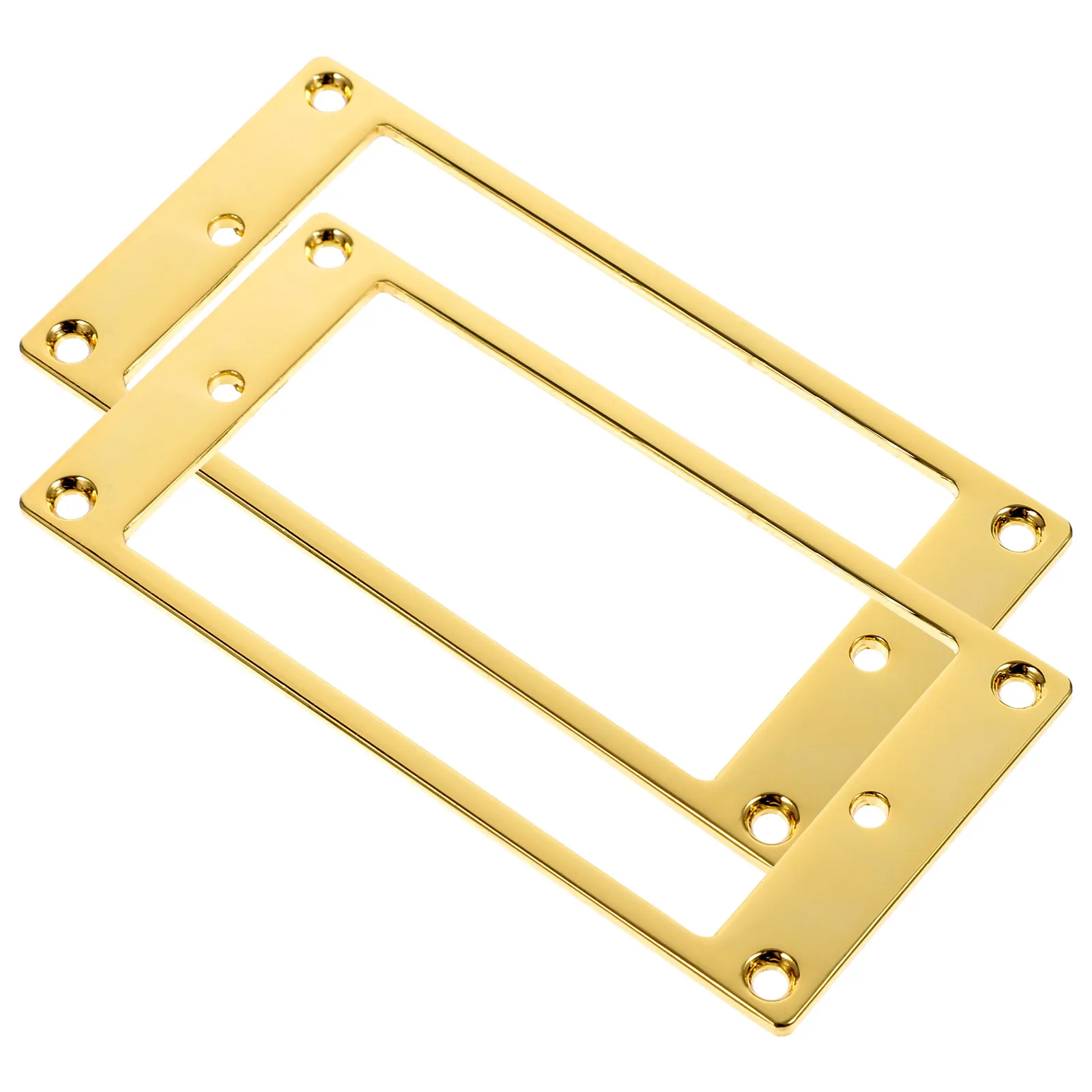 

2 Pcs Frames Brass Electric Guitar Accessories Pickup Supplies Pickups Cover Frame Durable Protective Replacement Parts