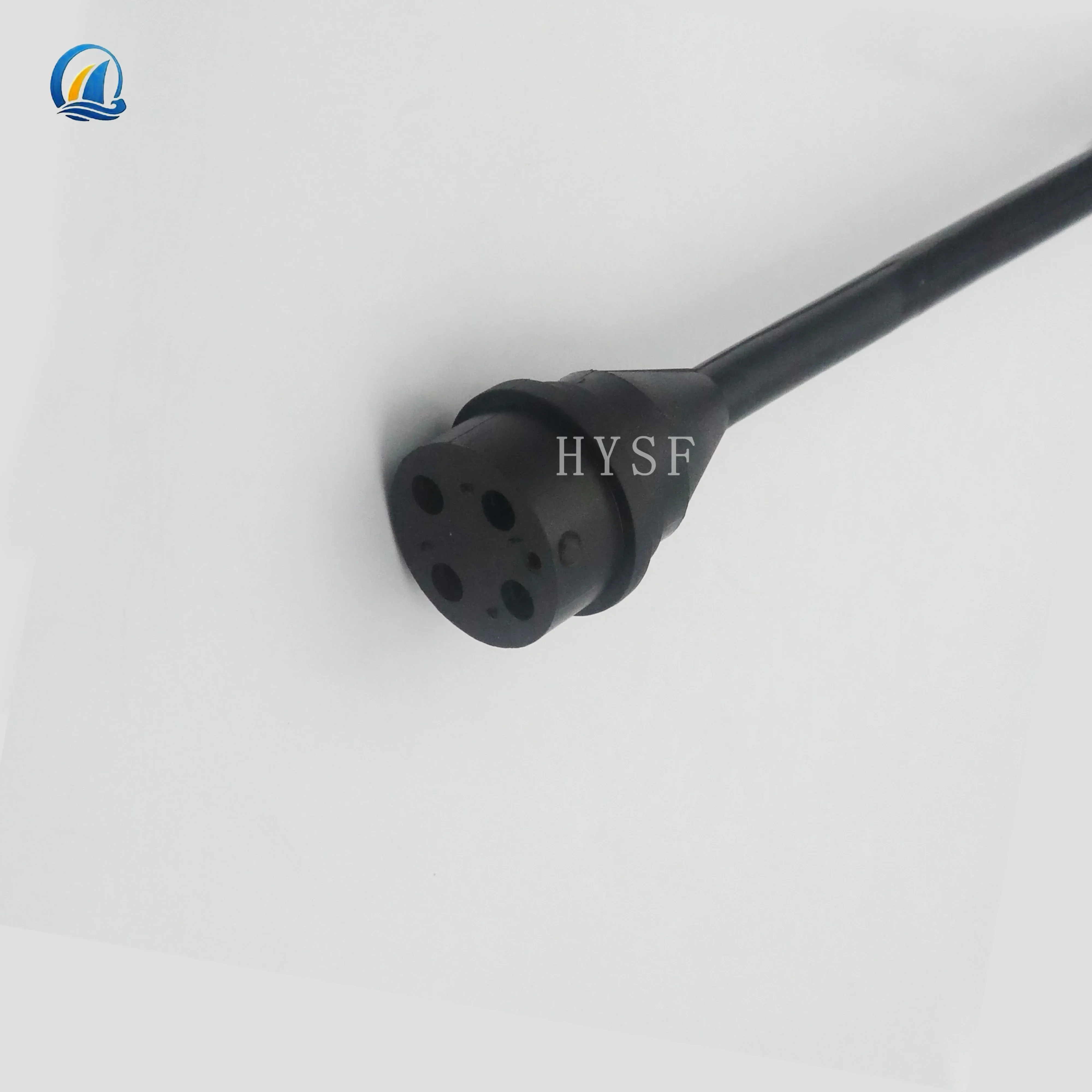 High current 4-core 40A deep water connector marine ROV underwater bulkhead waterproof cable