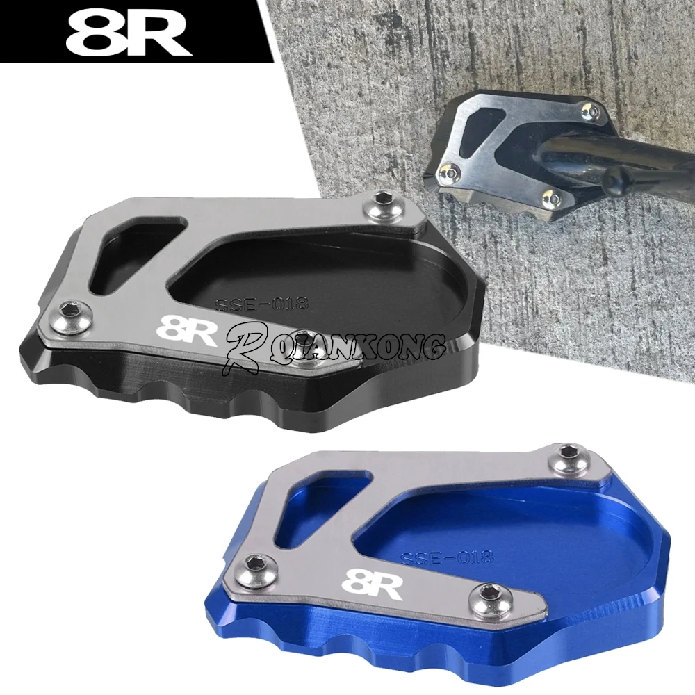 Motorcycle Side Stand Enlarger For SUZUKI GSX-8R GSX-8S GSX8R GSX8S GSX 8R 8S 2023 2024 2025 2026 Kickstand Foot Pads Support