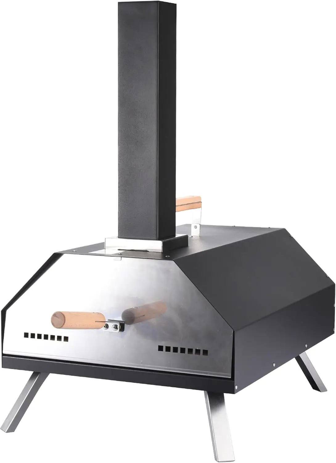 

Zorestar Outdoor Pizza Oven - Stainless Steel Lightweight Wood Fired Pizza Oven - Portable Pizza Maker Ideal For Outdoor