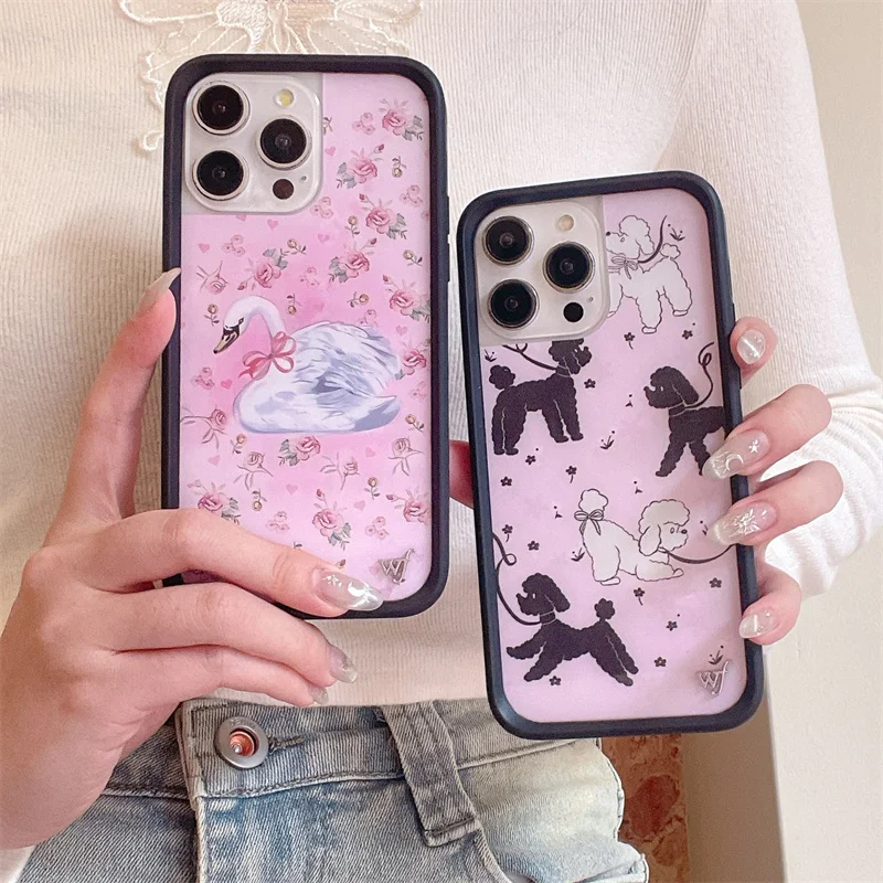 Wildflower 3D Sweet Swan Lake Phone Case for iPhone 16 15 14 13 12 17 Pro Max Plus Air 17pro Ins Puppy WF Cute Cartoon Cover - AliExpress 202192403 Wildflower 3D Sweet Swan Lake Phone Case for iPhone 16 15 14 13 12 17 Pro Max Plus Air 17pro Ins Puppy WF Cute Cartoon Cover - AliExpress 202192403