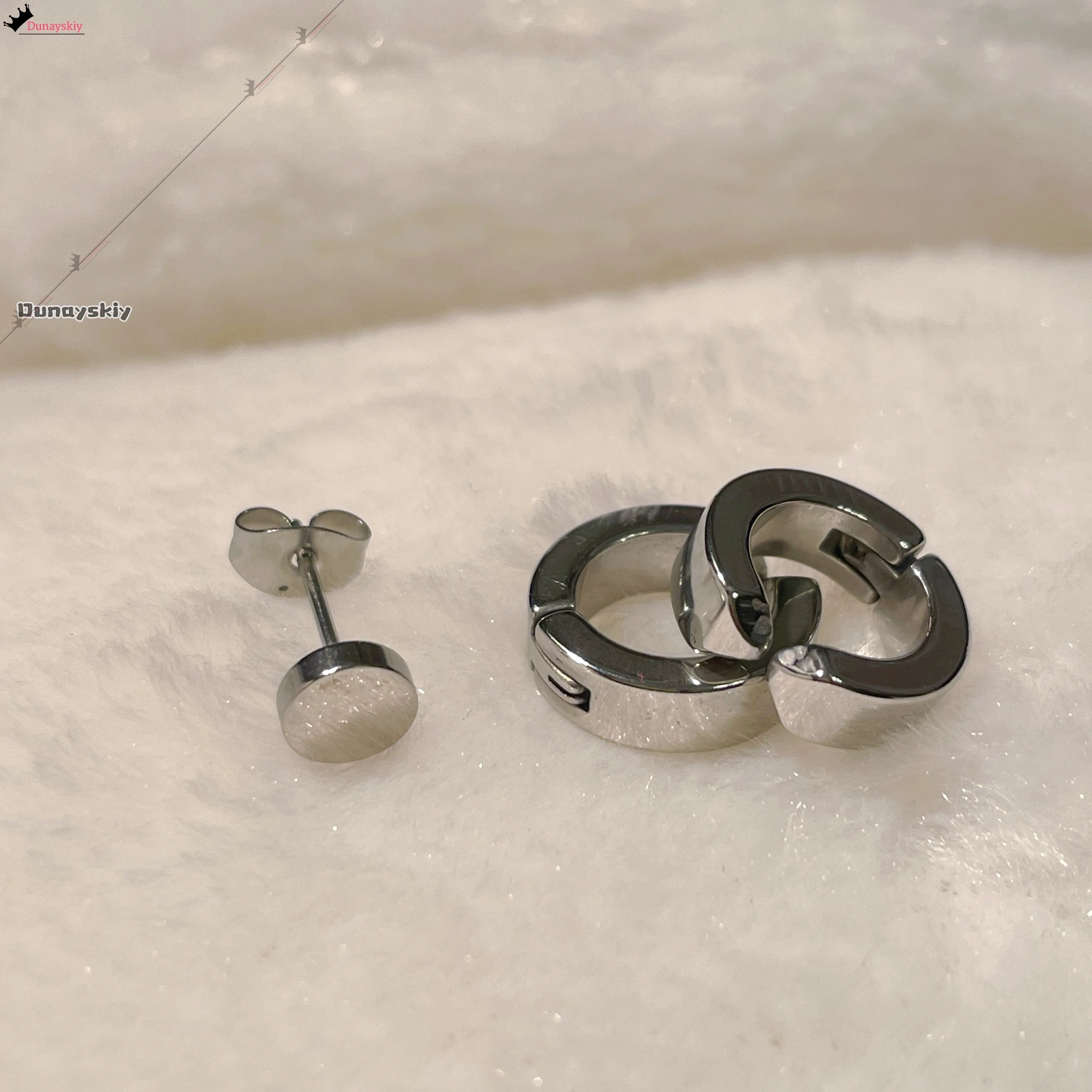 Alien Stage Till คอสเพลย์ Prop โลหะ Tattoo Decals กว้าง 1.5-2 ซม. Silver Chocker ต่างหู Mizi Sua Ivan Luka Hyuna Party Roleplay