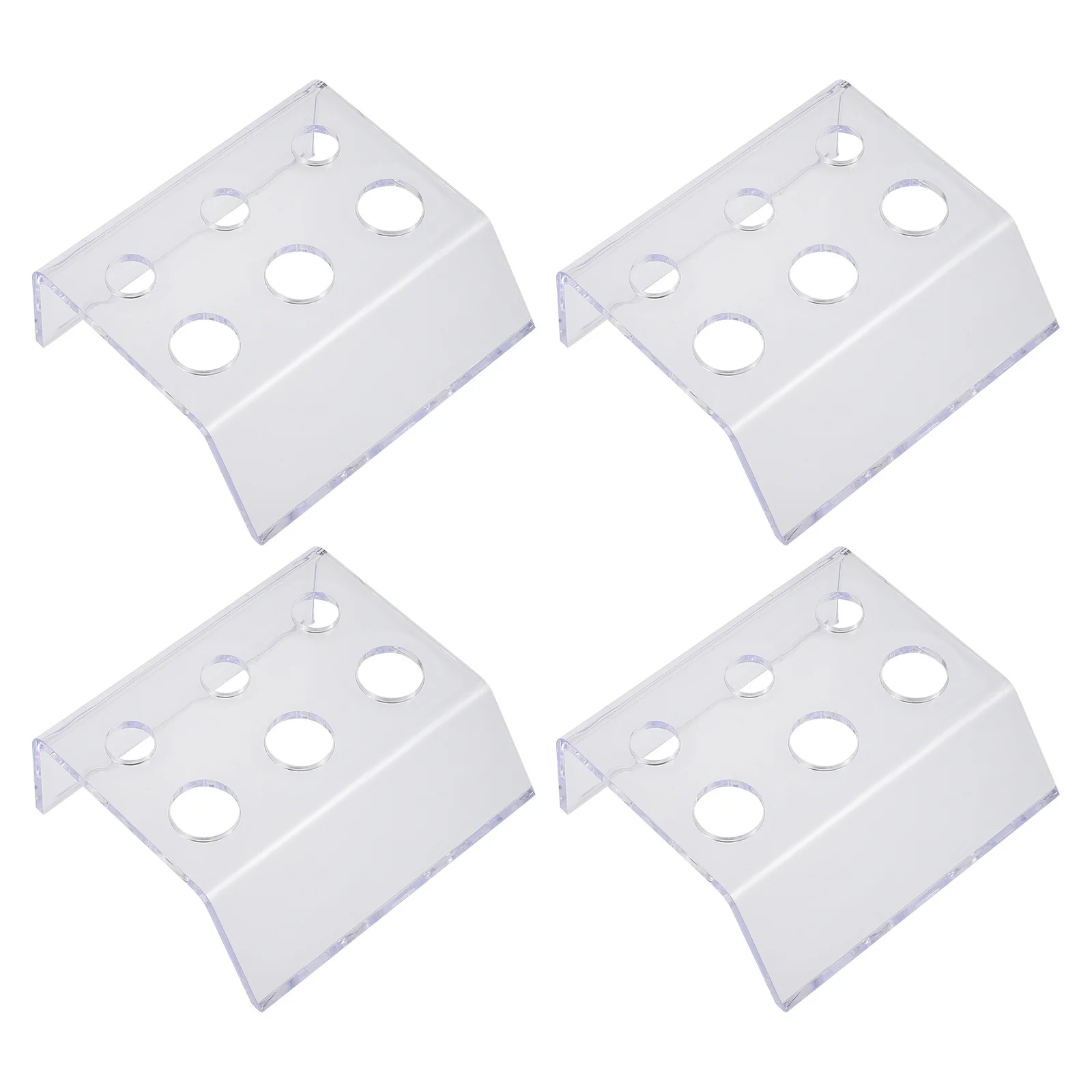 4 قطعة رف ألوان الوشم حامل أكواب الصباغ الأكريليك حامل وضع عمودي دعم لحماية الماكينة مقاومة للصدأ #4