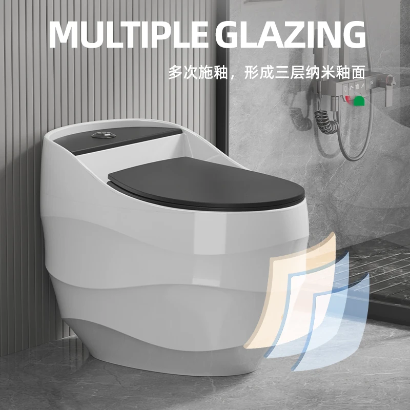 

Germany's new household ordinary toilet creative egg-shaped color toilet small apartment large suction large pipe siphon