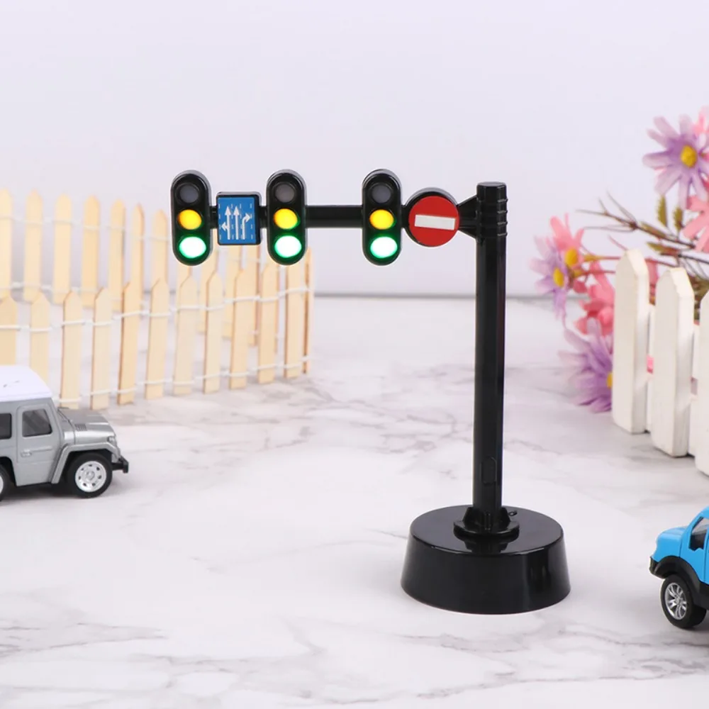 

Playset Traffic Lights Toy Lamp Prop Early Educational Mini Traffic Signal Light Model Child 13.5*12cm Traffic Toy Light Signs