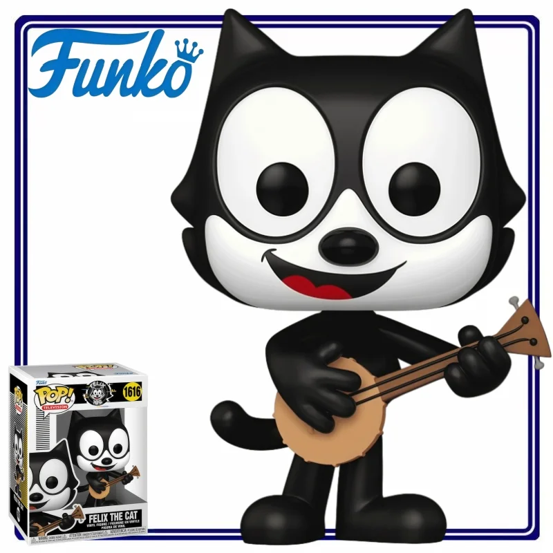 Figura Coleccionable de Vinilo Funko Pop DreamWorks Felix el Gato, 105.º Aniversario, Decoración para Escritorio, Hogar, Regalo para Fanáticos de Dibujos Animados