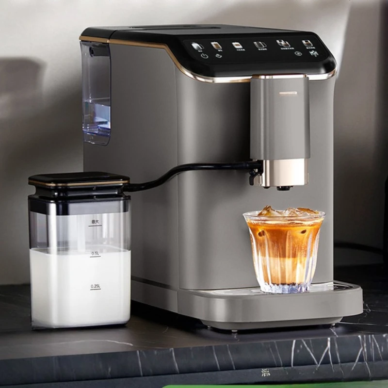 Automatic Coffee Machine Italian American Latte Home Small Office Milk Foam Grinder