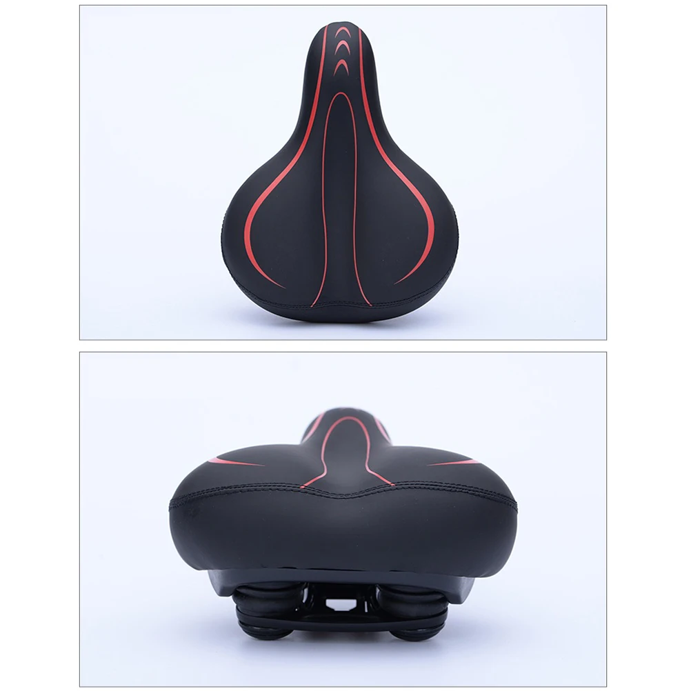 

Ergonomic Bike Saddle Shock Absorption Comfortable Seat For Mountain Road Folding Bikes Standard Seat Post Ventilated Simple