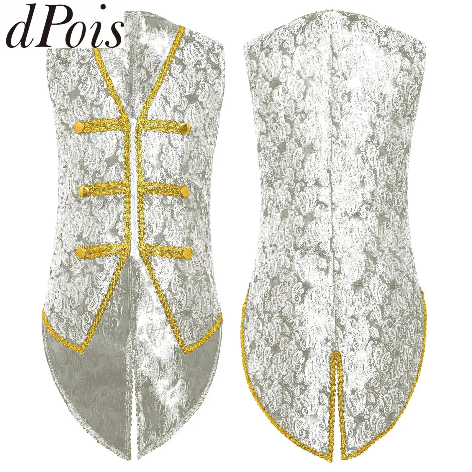 

Victorian Nobleman Jacket Waistcoat Medieval Cosplay Pirate Tuexdo Kids Renaissance Frock Steampunk Tailcoat Halloween Costumes