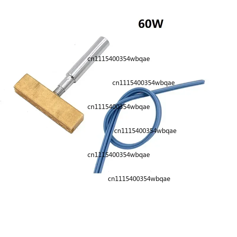 ZOCI-FOR 60W Soldering Iron T Tip T-head Copper T-Tips+Rubber Cable Hot Press For LCD Screen Pixel Flex Cable Repair