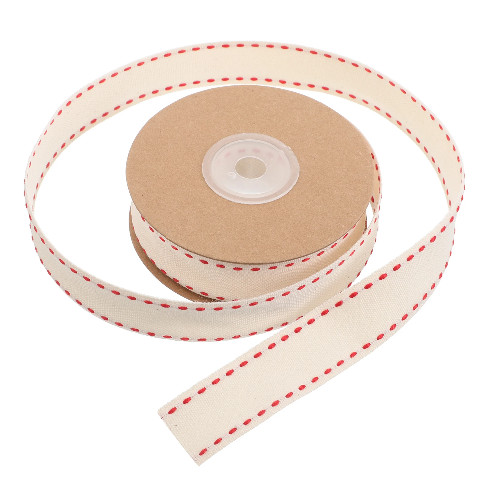 

22mm Thick Ribbon Durable Dotted Pattern for DIY Projects Hair Accessories 10yd Webbing Binding Ribbon Roll Christmas Decor