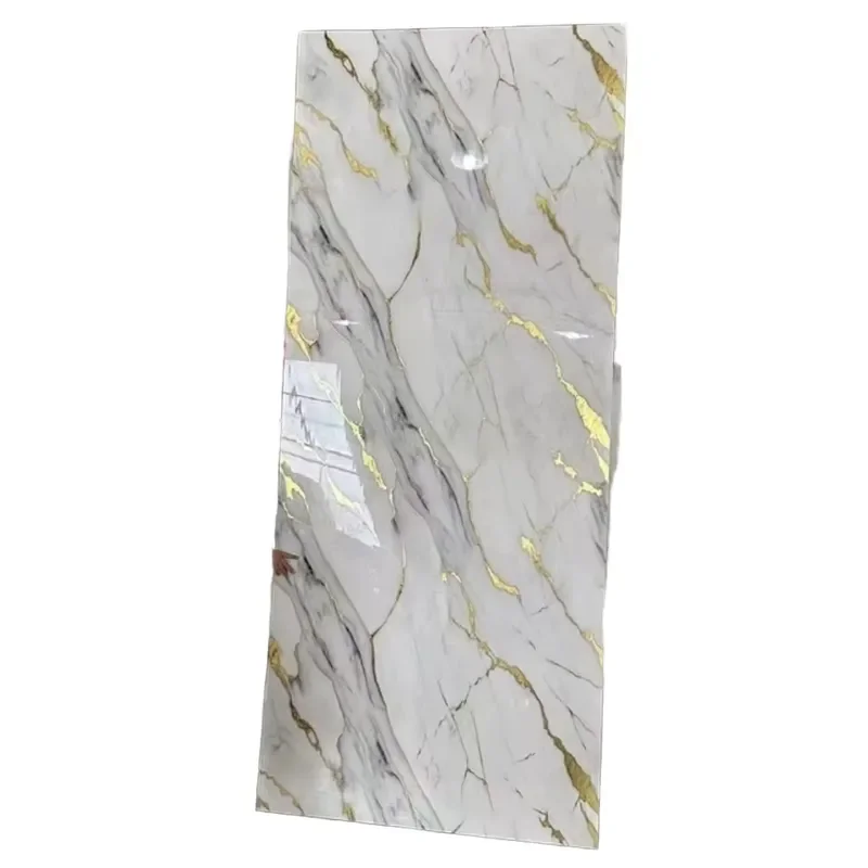 2026 PVC UV Marble Wall Panels Modern Marble PVC Board Waterproof and Fireproof UV Wall Panel for Wall Decoration 7.16