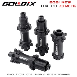 GOLDIX 28H düz çekme MTB Hub QR Thru Koozer 370 MS XD HG mühürlü rulmanlar Ultra hafif 350g cırcır 36T Hub için SHIMANO SRAM