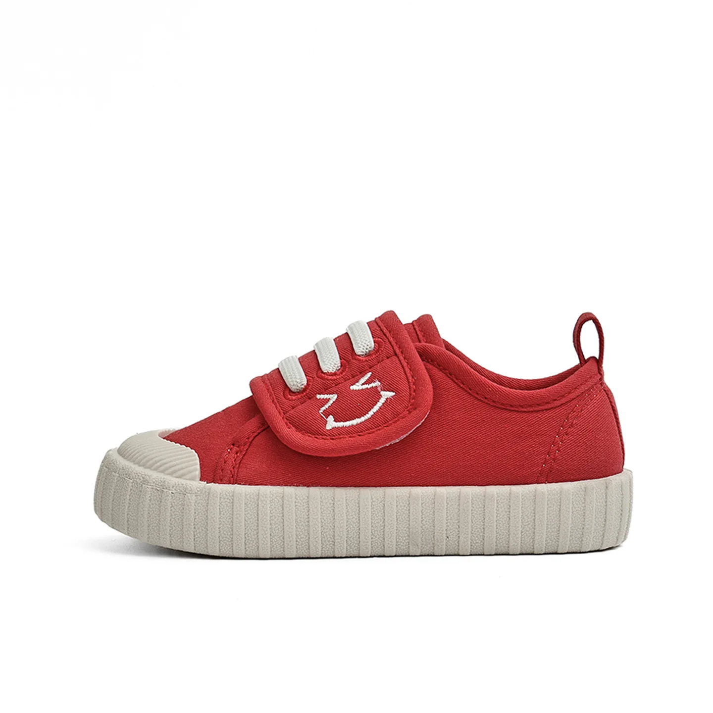

Autumn Children Indoor Canvas Shoes for Boy Girls with Velcro Closures Korean-style, Non-slip Stable Canvas Shoes for Toddlers