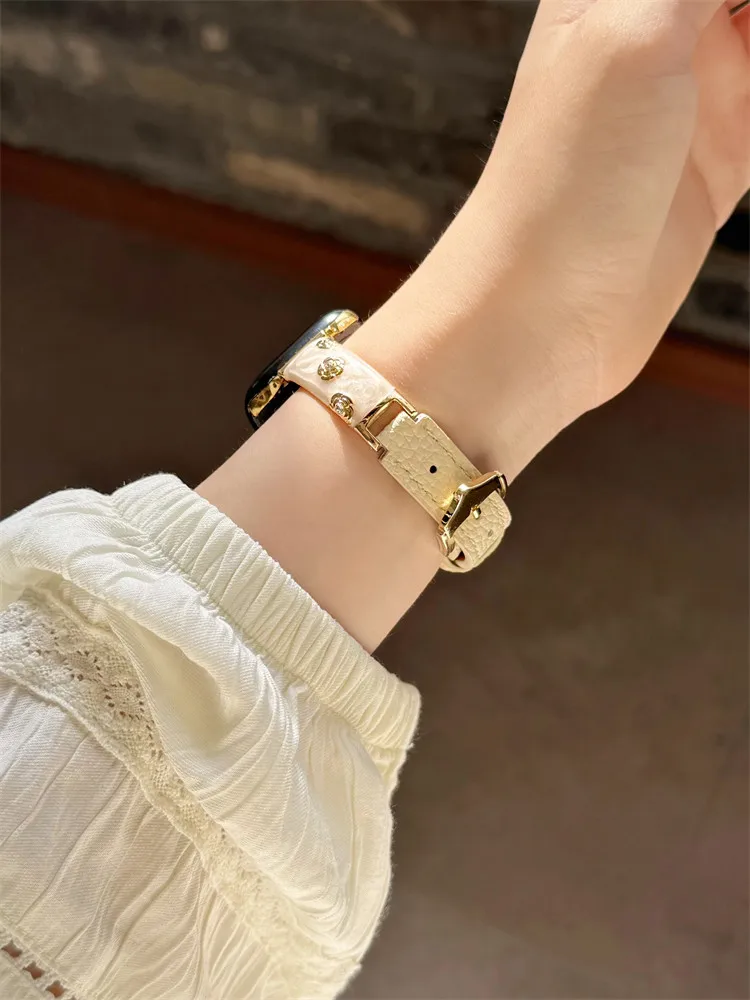 리치 패턴 호환 iWatch 스트랩 38mm 40mm 41mm 42mm 44mm 45mm 49mm 패셔너블 스트랩