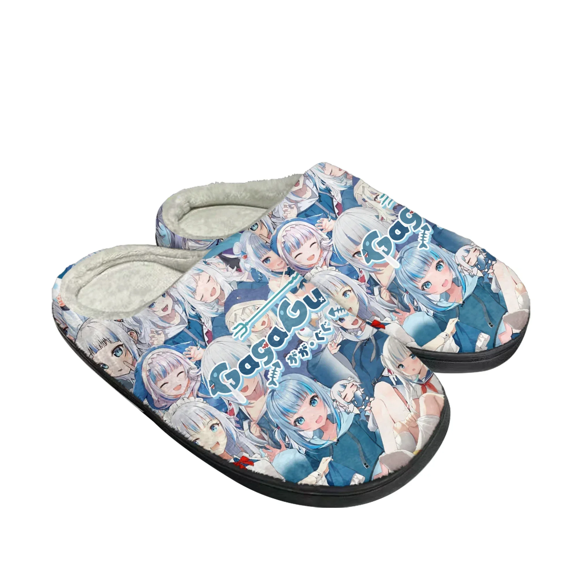 Gauru Gura Home Cotton Slippers Men Women Youth Boy Girl Plush Bedroom Casual Keep Warm Shoe Cartoon Anime Custom Indoor Slipper