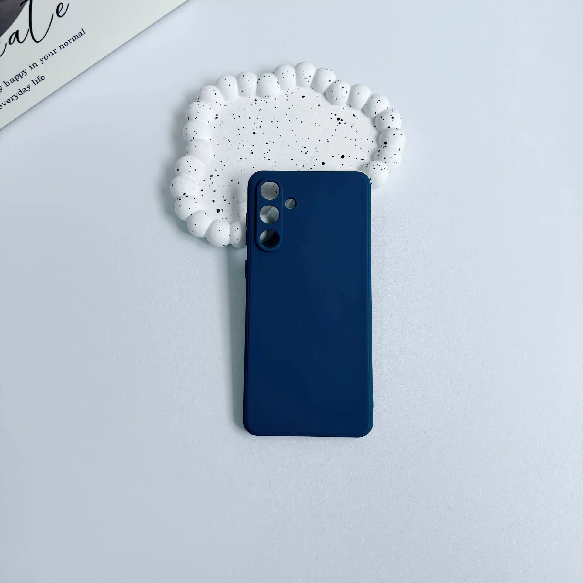 Für Galaxy s26 A52 A17 A05S Full-Cover-Handyhülle mit gerader Kante und Würfelmuster aus Silikon A07 – Detail 8