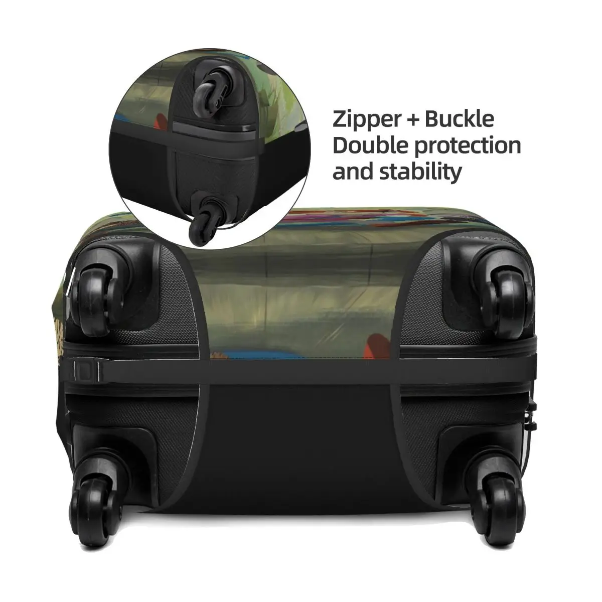 Zootopia 2 Nick Wilde Judy Hopps غطاء حقيبة رحلة سياحية عطلة تمتد حقيبة الأمتعة حامي