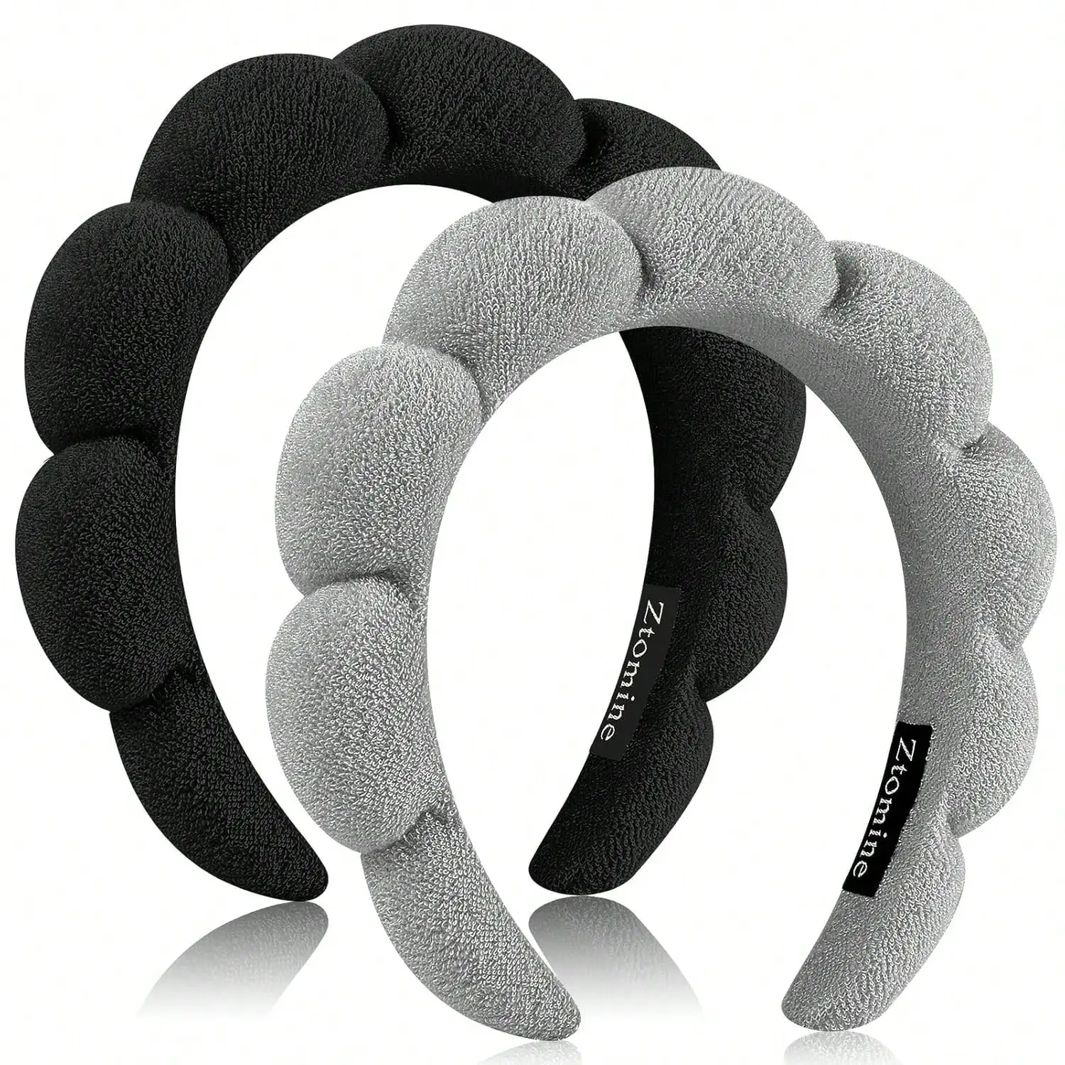 

Полотенчатые повязки для спа-процедур, для умывания лица, масок и ухода за кожей, набор из 2 штук