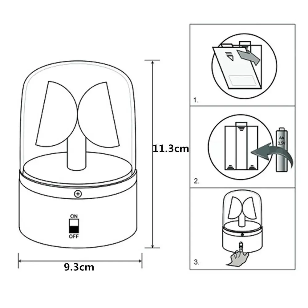 Emergency Rotating Strobe Beacon Warning Lights for Truck Bus Traffic Safety