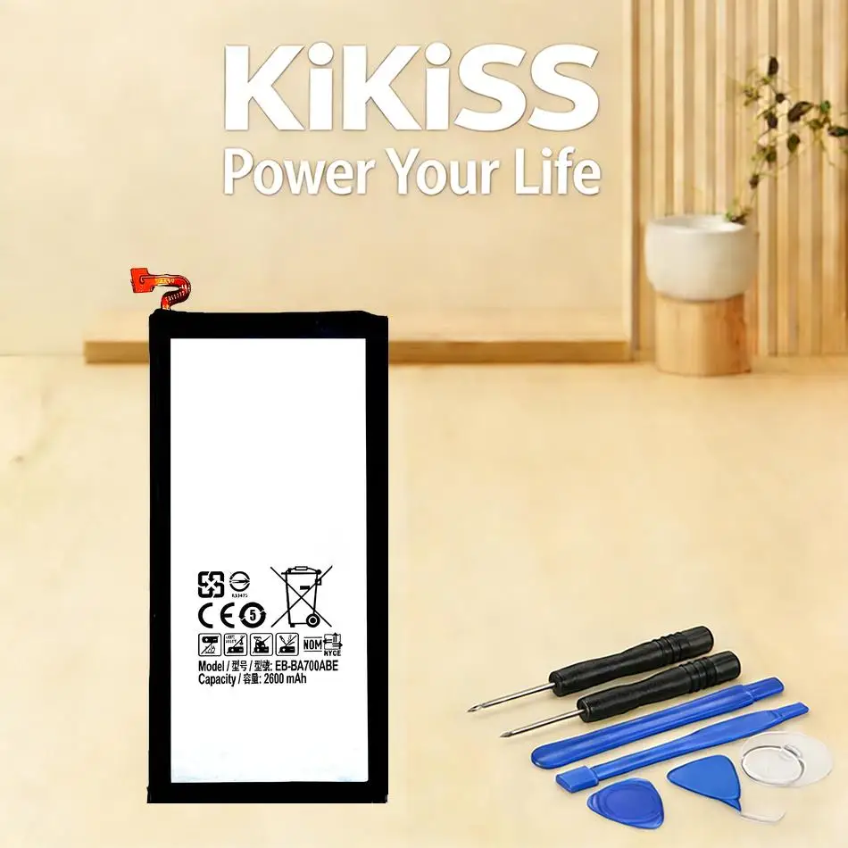 

Быстрая зарядка, длительное время работы, 2600 мАч, для Samsung Galaxy A7 2015, версия A700 A7000, аккумулятор для мобильного телефона EB-BA700ABE