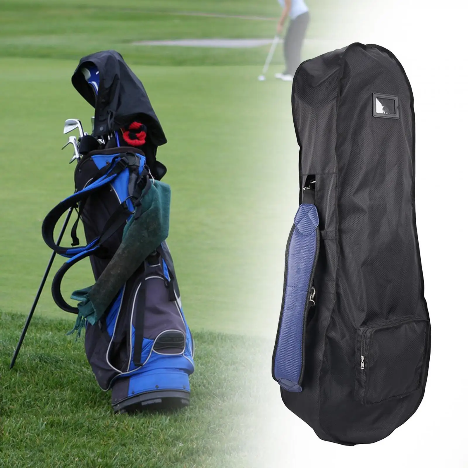 Golf Bag Rain Protection Cover, Golf Bag Travel Cover, Waterproof Oxford Cloth Rain Hood, Golfer Golf Bag Rain Cover