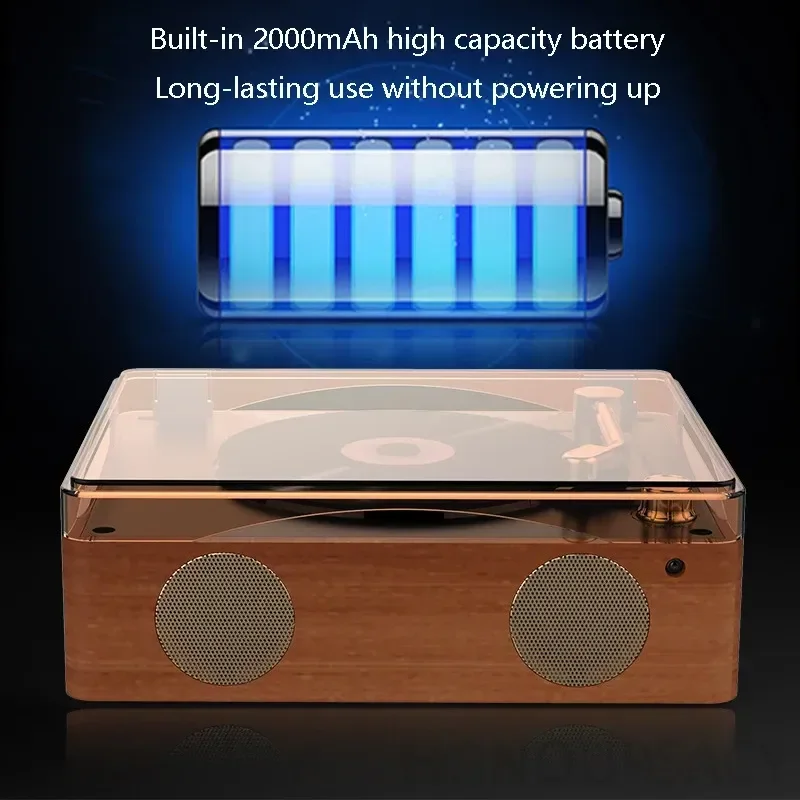 CD-Player Bluetooth5.0 Eingebauter Lautsprecher Tragbarer HiFi-Musikplayer Eingebauter Lautsprecher Akku mit hoher KapazitätInfrarot-Fernbedienung