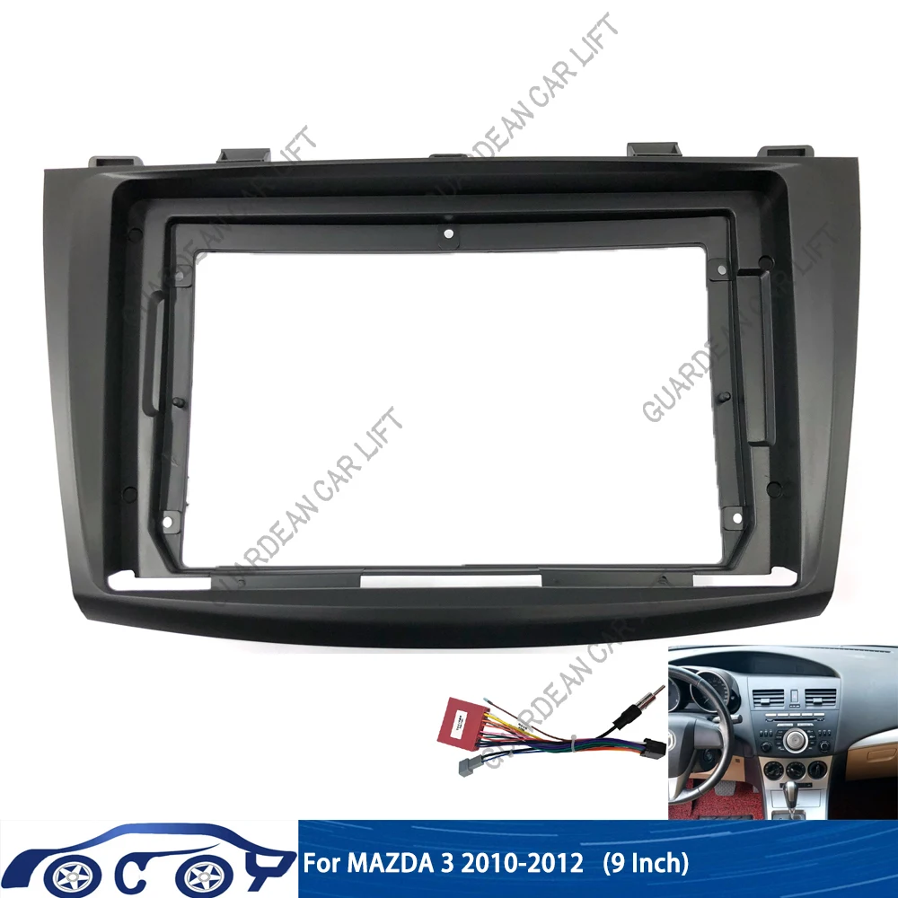 

Автомобильный радиоприемник 2 Din, 9 дюймов, установка DVD, GPS, Mp5, пластиковая панель Fascia ДЛЯ MAZDA 3 2010-2012, установка DVD, GPS, Mp5, приборная панель