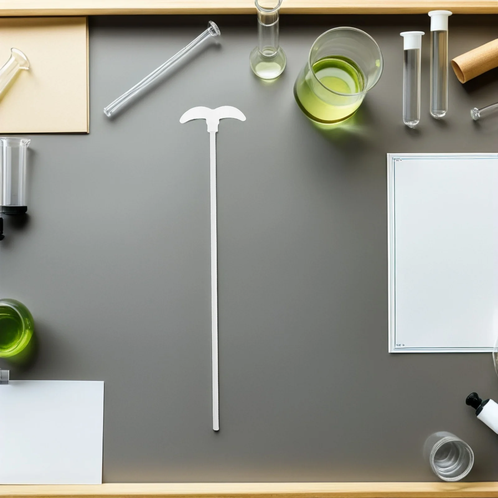 Ptfe Stirring Rod High Temperature Resistant Chemical Lab Mixer Stick For School Industry Laboratory Leakproof Anchor