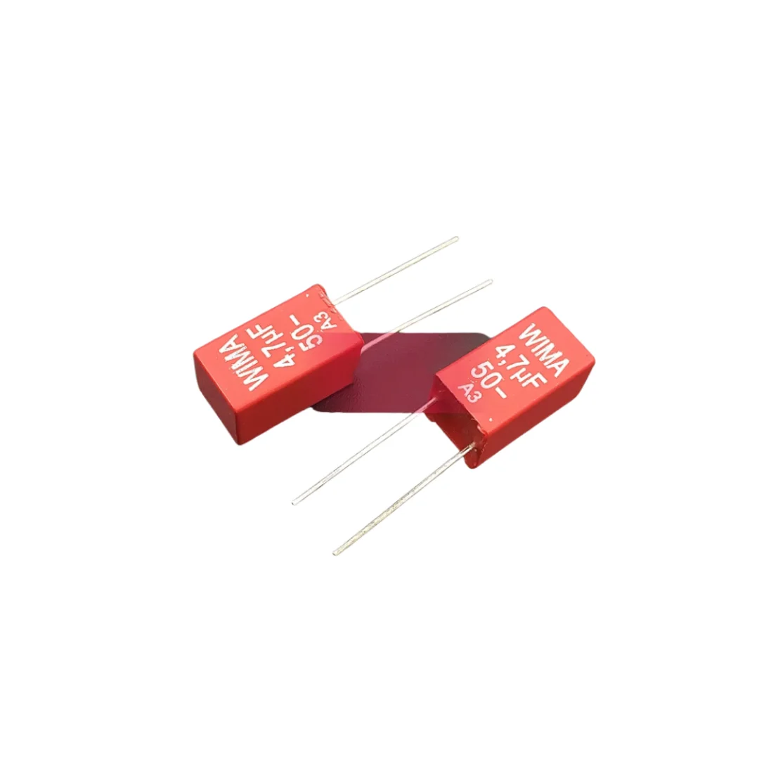 

10PCS/German Weimar Capacitor MKS2 50V 4.7UF 50V475 4U7 Pin Distance 5mm in stock