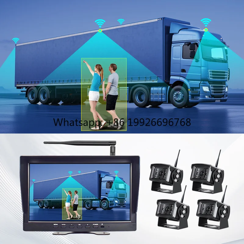 OEM/ODM 360 Truck Camera DVR - Wireless Vehicle Parking Monitor System with Night Vision, Rear View Backup &  Car Reversing Aid