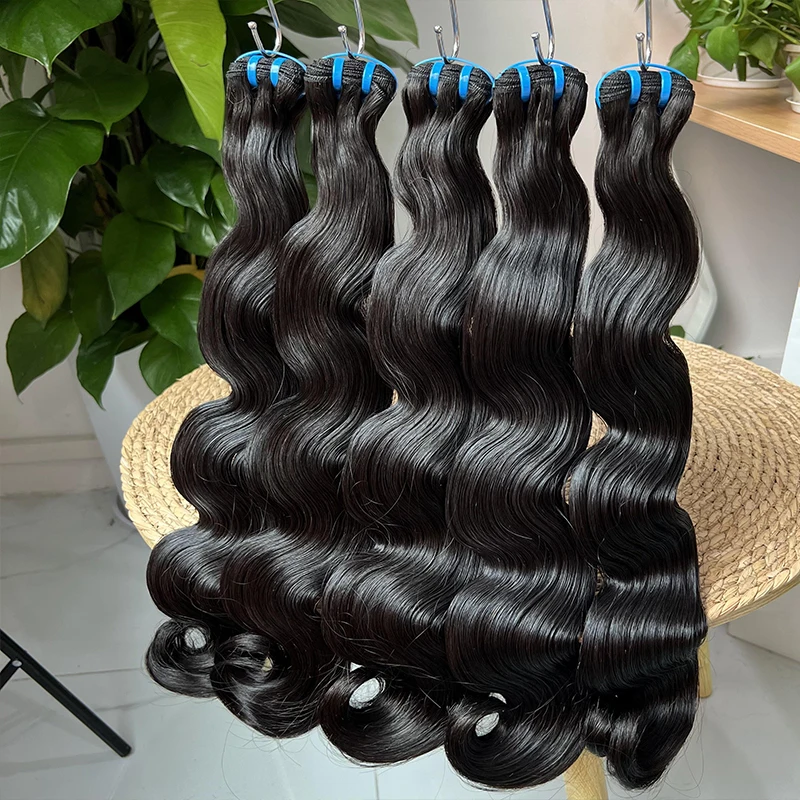 15A Super Double Drawn Body Wave Bundles Vietnamese Raw Hair Bundles Body Wave 100% Unprocessed Human Hair Extensions Tissage