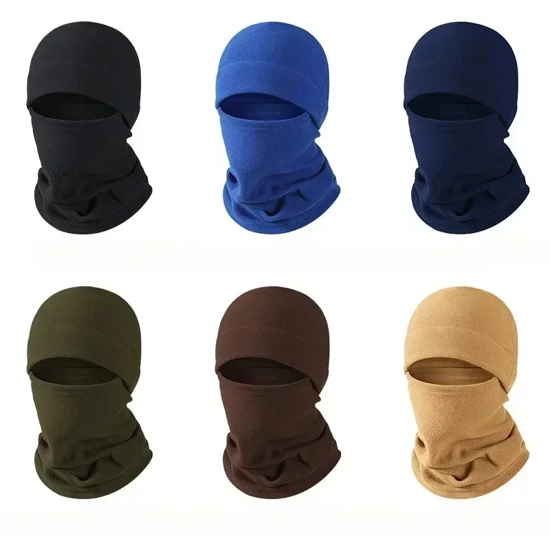

Winter Polar Fleece Tactical Military Sports Scarf Ski Cap Balaclava Men Face Mask Neckerchief Warmer Beanies Thermal Head Cover